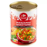 Warzywa w marynacie - Carrefour Classic Mieszanka warzywna marchew groszek kukurydza 380 g - miniaturka - grafika 1
