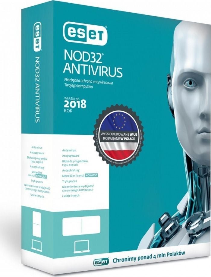 ESET NOD32 na 1 urządzenie na 12 miesięcy ENA1U1Yup