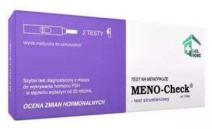 VedaLab Meno Check test strumieniowy do oceny zmian hormonalnych 2 sztuki 1126339 - Testy ciążowe i diagnostyczne - miniaturka - grafika 1
