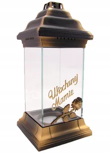 Znicz szklany lampion dla mamy ukochanej mamie - Lampiony i znicze - miniaturka - grafika 1