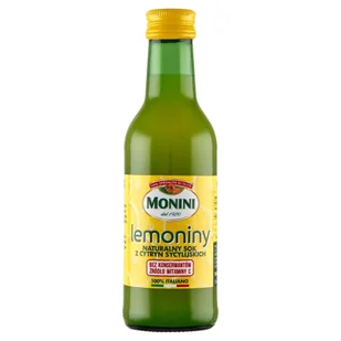 Monini Sok z Cytryn Sycylijskich Naturalny 240ml - - Soki i napoje niegazowane - miniaturka - grafika 1