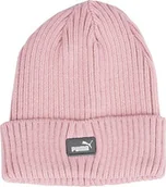 Czapki damskie - Puma Czapka Puma Classic Cuff Beanie różowa 024826 04 Senior - miniaturka - grafika 1