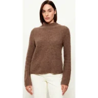 Swetry damskie - BOSS BLACK Wełniany półgolf Fubrina Regular Fit z dodatkiem kaszmiru - miniaturka - grafika 1