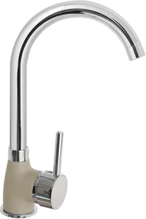 Bateria BELLO bez logo, granit beż piaskowy - Baterie umywalkowe - miniaturka - grafika 1