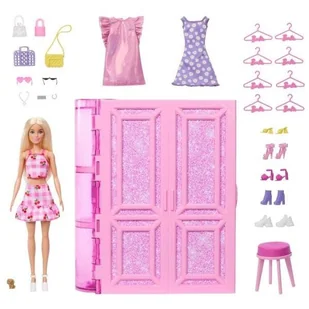 Barbie Szafa Marzeń 3.0 + Lalka Zestaw - Lalki dla dziewczynek - miniaturka - grafika 1