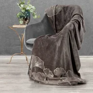 Koce - Eurofirany Euro Firany Koc 150 x 200 Flanelowy Ginko C. Beż 1219540 - miniaturka - grafika 1