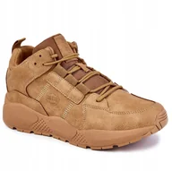 Buty sportowe męskie - Męskie Sneakers Sport Big Star KK174248 Camel 44 - miniaturka - grafika 1