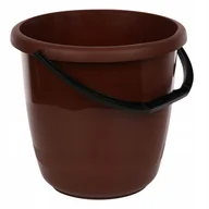 Miotły, szufle, mopy - Altom WIADRO 15L DELTA BRĄZOWE BEZ POKRYWY (4203) 5904458403084 - miniaturka - grafika 1