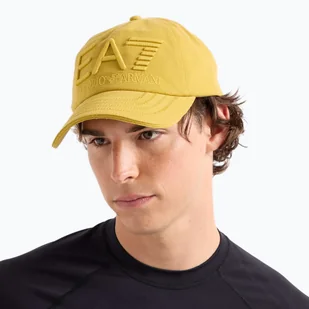 Czapka z daszkiem EA7 Emporio Armani Train Logo Series Embroidered antique moss WYSYŁKA W 24H 30 DNI NA ZWROT - Czapki damskie - miniaturka - grafika 1