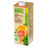 Soki i napoje niegazowane - Carrefour Bio Ekologiczny sok z różowych grejpfrutów 1 l - miniaturka - grafika 1