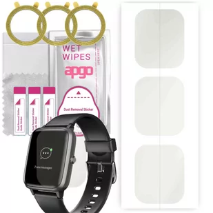 3x Folia hydrożelowa MATOWA do Hama Fit Watch 5910 - apgo Smartwatch Hydrogel MATTE Protection Ochrona na ekran smartwatcha - Akcesoria do smartwatchy 3x Folia hydrożelowa MATOWA do Hama Fit Watch 5910 - apgo Smartwatch Hydrogel MATTE Protection Ochrona na ekran smartwatcha - Akcesoria do smartwatchy - miniaturka - grafika 1