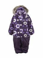 Kombinezony dla dzieci - Dziewczęcy niemowlęcy kombinezon zimowy FUN granatowy Lenne r.80 - miniaturka - grafika 1