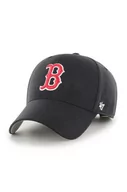 Czapki męskie - 47brand Czapka MLB Boston Red Socks kolor czarny z aplikacją - miniaturka - grafika 1