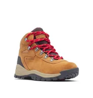 Buty trekkingowe damskie - Columbia Damskie buty trekkingowe Newton Ridge Plus WP Amped wodoodporne ze średnim stanem, Łoś górski czerwony 2024, 41.5 EU - miniaturka - grafika 1