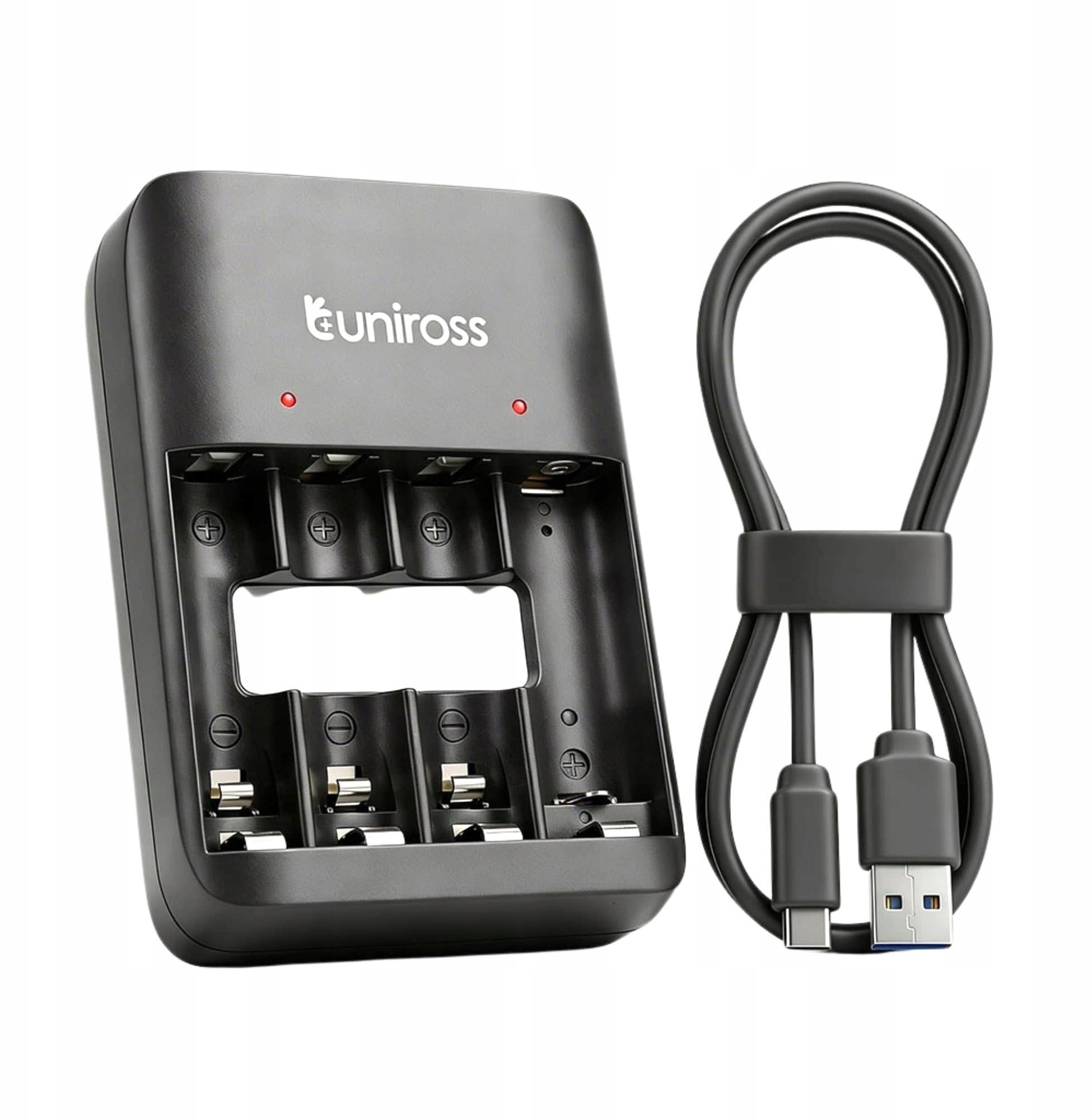 Ładowarka GP Uniross Ładowarka AA, AAA, USB-C