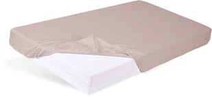 Prześcieradło bawełniane z gumką 60x120 beżowe do łóżeczka dziecięcego BabyMatex - Prześcieradła dla dzieci - miniaturka - grafika 1