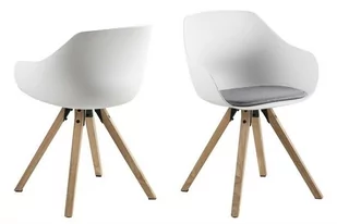 D2.Design Krzesło Tina Wood białe 145870 - Krzesła - miniaturka - grafika 3