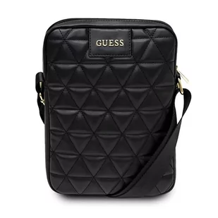 Guess Quilted Tablet Bag - Torba na notebooka / tablet 10" (czarny) - Torby na laptopy - miniaturka - grafika 1