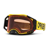 Gogle i okulary motocyklowe - Gogle Cross Oakley Airbrake Moto- Żółty - miniaturka - grafika 1