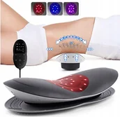 Masażery - INTELIGENTNY MASAŻER KRĘGOSŁUPA LUMBAGO RWA KULSZOWA TENS GRZANIE WIBRACJE - miniaturka - grafika 1