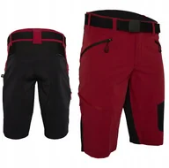 Spodenki rowerowe - Spodenki rowerowe Silvini Rango Pro Mtb Enduro merlot red black L - miniaturka - grafika 1
