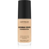 Podkłady do twarzy - Catrice Invisible Cover Foundation, podkład kryjący, 010W, 30ml - miniaturka - grafika 1