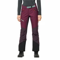 Spodnie narciarskie - Damskie spodnie skiturowe Jack Wolfskin ALPSPITZE PANTS W wild berry - 40 - miniaturka - grafika 1