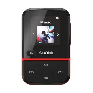 SanDisk odtwarzacz MP3 32 GB Clip Sport Go Czerwony - Odtwarzacze MP3 - miniaturka - grafika 1
