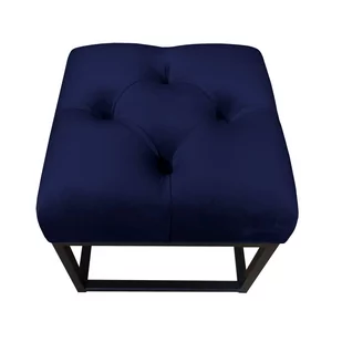 ATOS Pufa CHESTERFIELD LOFT ławka podnóżek metal MG16 - Pufy i podnóżki - miniaturka - grafika 1