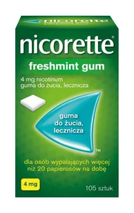 McNeil Nicorette Freshmint 4mg 105 szt. - Suplementy diety - miniaturka - grafika 1