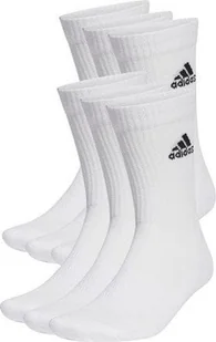 Skarpety adidas Cushioned Sportswear Crew Socks 6 Par białe HT3453 43-45 - Skarpety termoaktywne - miniaturka - grafika 1