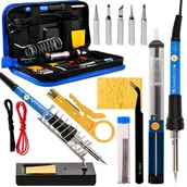 Lutownice - 4MWOOD Zestaw lutowniczy z wymiennymi grotami i akcesoriami – .CO 4MW-2542 - miniaturka - grafika 1