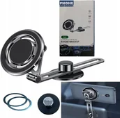 Uchwyty samochodowe do telefonów - Uchwyt Magnetyczny Na Deskę Kokpit Samochód Telefon Smartfon Magsafe Iphone / T10 - miniaturka - grafika 1