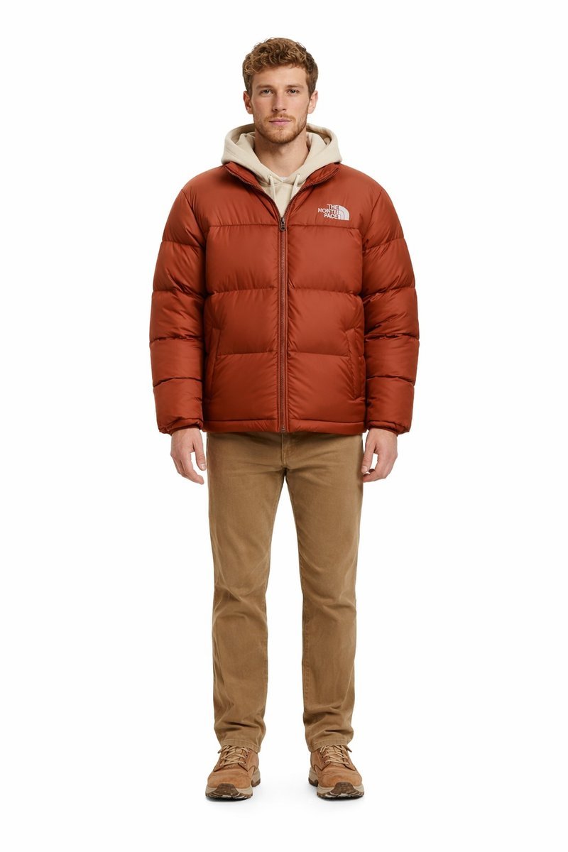 THE NORTH FACE PIKOWANA KURTKA ZIMOWA MĘSKA BRĄZOWA M 1I4A