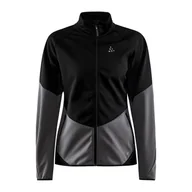 Kurtki damskie - Damska Kurtka CRAFT GLIDE JKT W 1906490-999985 – Czarny - miniaturka - grafika 1