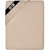 Prześcieradła - Utopia Bedding Prześcieradło z gumką 135 x 190 - głębokości do 30 cm - miniaturka - grafika 1