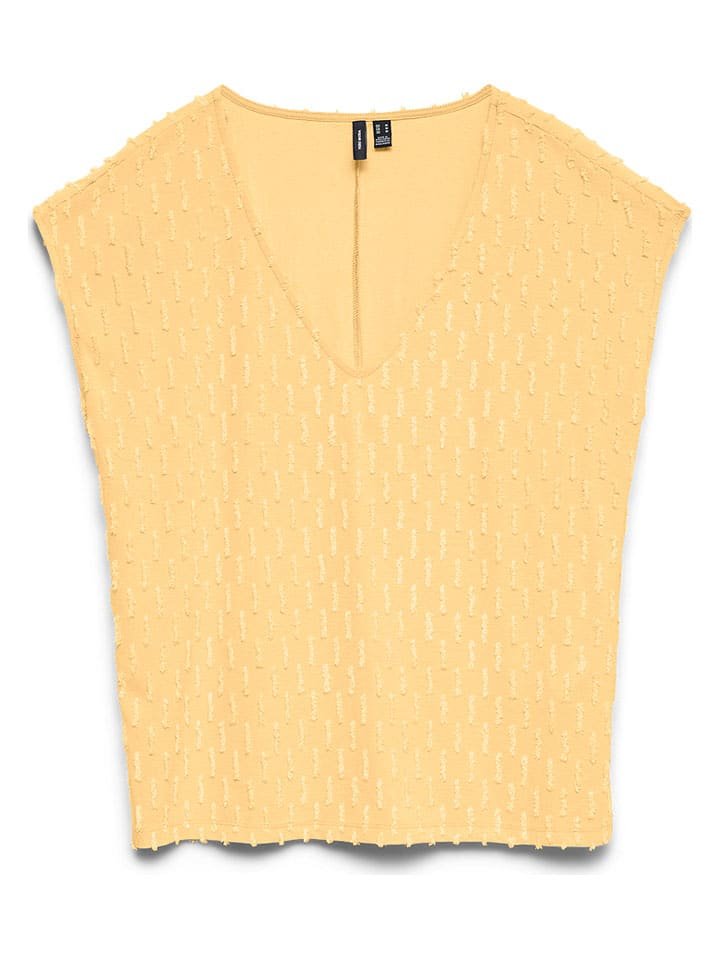 Vero Moda Bluzka w kolorze żółtym