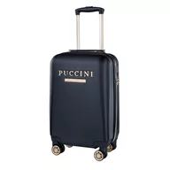 Walizki - Mała kabinowa walizka PUCCINI LOS ANGELES ABS017C 1 Czarna - miniaturka - grafika 1