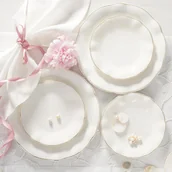 Serwisy obiadowe - Serwis obiadowy porcelanowy na 6 osób SANDRINE - miniaturka - grafika 1