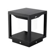 Lampy ogrodowe - Słupek Ogrodowy Solarny V-TAC 2W LED 2-funkcje IP65 Czarny VT-11022 3000K 90lm 3 Lata Gwarancji - miniaturka - grafika 1