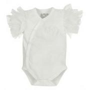 Body dla niemowląt - Nini Body niemowlęce z bawełny organicznej dla dziewczynki 6 miesięcy, rozmiar 68 - miniaturka - grafika 1