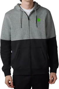 bluza męska FOX (KAWASAKI) FOX ZIP HOOD Heather Graphite - Bluzy męskie - miniaturka - grafika 1