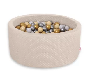 Suchy basen minky H-40 cm z piłkami 200szt.- beżowy - Suche baseny Suchy basen minky H-40 cm z piłkami 200szt.- beżowy - Suche baseny - miniaturka - grafika 1