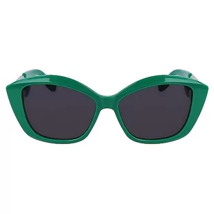 KARL LAGERFELD KL6102S Okulary, Green, 56/15/140 damskie, Zielony, 56/15/140 - Okulary przeciwsłoneczne - miniaturka - grafika 1