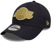 Czapki damskie - Czapka z daszkiem NEW ERA LA Lakers Metallic 9FORTY Cap Granatowa - miniaturka - grafika 1
