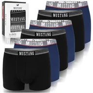 Majtki męskie - Mustang Bokserki Męskie Bawełniane 6 sztuk BM458 Rozmiar XXL - miniaturka - grafika 1