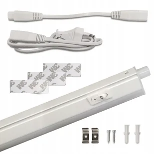Listwa meblowa 60cm Led Ledi 8W pod szafkę oprawa meblowa 4000K kabel - Taśmy LED - miniaturka - grafika 1