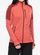 Bluzy sportowe damskie - Bluza polarowa damska Vaude Elope Fleece Jacket II - brick - miniaturka - grafika 1