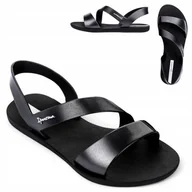 Sandały damskie - Ipanema 41 Eleganckie sandały damskie wsuwane lekkie letnie obuwie modne - miniaturka - grafika 1