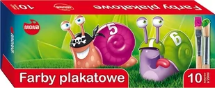 Mona Farby plakatowe 10 kolorów - Przybory szkolne - miniaturka - grafika 3